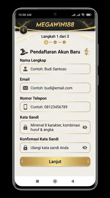 Buat Akun Baru di megawin188 Dengan Mudah